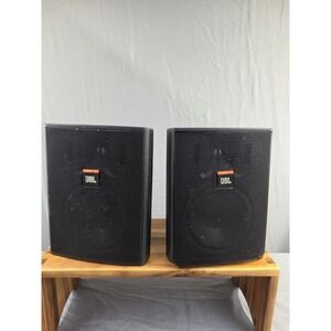 JBL Professional Control 25T Indoor Outdoor Loudspeaker Pair w/ Mounts Tested